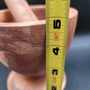 Handcrafted Wooden Mortar And Pestle Set For <b>Herb</b> Spice Grinding Durable Manual Tool wooden mortar Handcrafted spice <b>grinder</b> - Product Image 4
