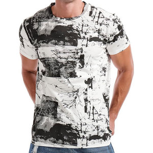 T-shirts en polyester pour hommes, personnalisables avec logo, séchage rapide, vente en gros, pour le sport et l'entraînement - Product Image 2
