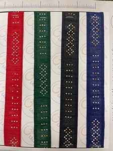 Encaje dorado de alta calidad ideal para bordes de sarees, lehengas, estilismo de vestidos y calzado. - Product Image 2