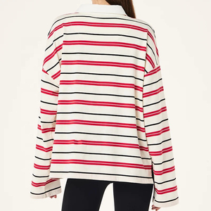 Wholesale <b>Women</b> <b>Polo</b> Shirts Casual Streetwear Breathable Quick Dry Cotton Polyester High Quality New Fashion Apparel - Product Image 4