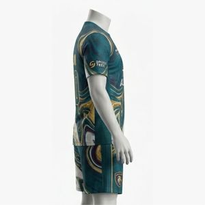 Ensemble d'uniformes de rugby de qualité supérieure en polyester respirant, teint uni, prix avantageux, maillot personnalisé, vente en gros, tendance - Product Image 3