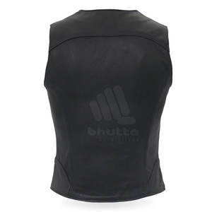 Chaleco de Punto de Cuero Genuino para Mujer, Transpirable, Cortavientos, Cálido para Invierno, con Cremallera, Prenda Exterior Informal y Ecológica, Precio Razonable - Product Image 3