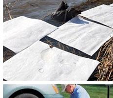 N-FIBER P45 Almohadillas Absorbentes de Aceite de Alta Absorción 1.6L, Control de Derrames de Aceite Industrial, Hidrofóbicas, 100 Almohadillas/Caja, Ecológicas - Product Image 6