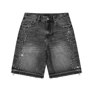 กางเกงยีนส์ขาสั้นลายพรางพรีเมียมแบบวอชดีไซน์พิเศษ ตัดเย็บตามความต้องการของคุณ พร้อมการตกแต่งตะเข็บอย่างประณีต - Product Image 2