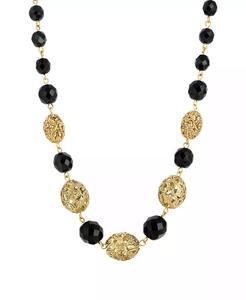 Collana con Perline in Filigrana e Perline Nere |   2028 - Product Image 1