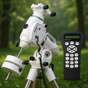 Monture de télescope équatorial allemande motorisée à courroie, informatisée, en métal, avec objectif de 102 mm à revêtement multicouche - Product Image 3