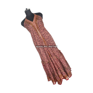 Nuevo Vestido Largo Bohemio de Verano para Mujer, Estilo Vintage, de Seda, Cuello en V, Sin Mangas, Multicolor, Ropa de Playa - Product Image 4