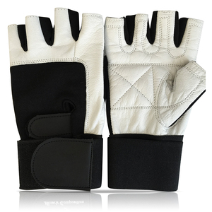 Gants de fitness en cuir synthétique demi-doigts avec logo personnalisé, respirants, pour entraînement quotidien, pour la musculation, pour hommes - Product Image 5