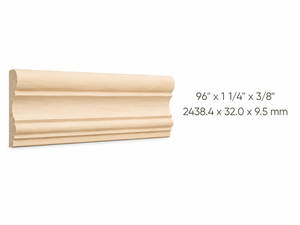 Molduras de Madera Sólida, Perfiles Decorativos de Madera, Molduras de Corona, Zócalos y Molduras de Pared para Remodelación y Construcción de Interiores - Product Image 2