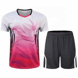 Men's Customizable Summer Tennis Two-Piece Set Solid Color Dry Short Workouts Uniform for Team Name - Product Image 1