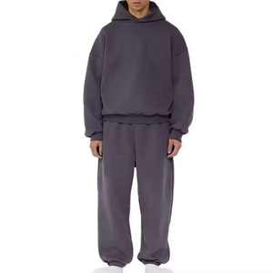 Chándal de diseño personalizado transpirable, estilo urbano, poliéster/algodón, alta calidad, diseño 2 en 1, lavado ácido, estampado en serigrafía - Product Image 1