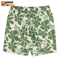 Shorts de bain pour hommes sans bretelles avec logo personnalisé, doublure en maille, séchage rapide, imprimé par transfert thermique, longueur avant 5 pouces