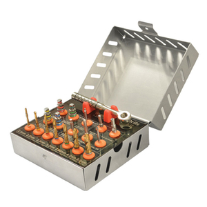 Kit d'implants dentaires avec instruments chirurgicaux d'implantologie et mallette de procédure organisée, kit complet d'outils d'implantologie dentaire - Product Image 1
