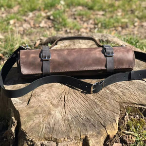 Estuche Portátil para Cuchillos de Chef, 100% Cuero Genuino, Ecológico, Colección Profesional LKR-0324 - Product Image 1