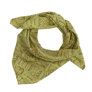 Pañuelo de lujo de gasa de moda, pañuelo cuadrado de satén de diseñador, bandana con estampado floral, hiyab, pañuelo para el cuello, cinta para el pelo, transpirable, elegante, para mujer - Product Image 5