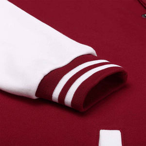 Veste universitaire personnalisée pour hommes, veste de baseball, veste bomber en polaire d'hiver, fabricant OEM ODM en gros - Product Image 6