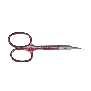 Ciseaux à sourcils en acier inoxydable à pointe inclinée, design simple, confortables, logo personnalisé, professionnels, durables - Product Image 2