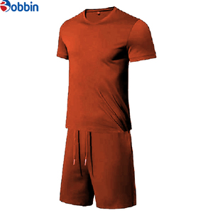 High Street Summer Breathable Customized Comfortable Unisex Men's Oversized T-Shirt <b>Sets</b> Solid Jogger <b>Set</b> Plus Size Men's <b>Set</b> - Product Image 3