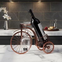 Porte-bouteilles en fer thermolaqué, finitions multiples (noir/doré/laiton), finition mate, design moderne, écologique, léger, pour usage hôtelier, fruits