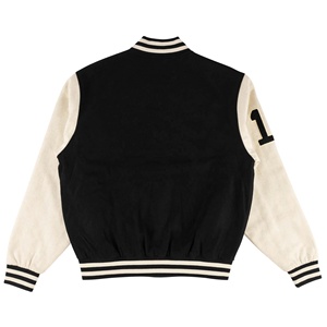 Veste universitaire personnalisée OEM en gros, veste Letterman, fournisseur de vêtements de sport et d'équipe pour hommes, jeunes, écoles et universités - Product Image 2