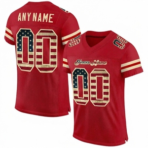 Conjuntos de Camisetas de Fútbol Sublimadas con Estilo Personalizable, 100% Poliéster, Impresión por Transferencia de Calor, Secado Rápido, Antibacterianas, Unisex, Cortas - Product Image 3