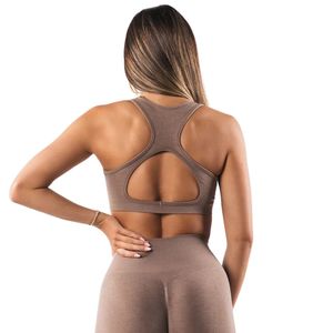 Sujetador deportivo de contorno para mujer, estilo racerback, suave y de compresión, para fitness, yoga, ejercicio y entrenamiento atlético - Product Image 2