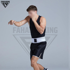 Vêtements unisexes de haute qualité, blanc, noir, rouge, couleurs contrastées, vêtements de boxe et d'arts martiaux, produit haut de gamme, short de boxe et débardeurs - Product Image 5