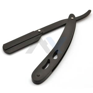 Navaja de Afeitar Clásica de Acero Recto, Plegable, Profesional, de Grado Salón, Herramienta de Afeitado para Hombre con Cuchilla Duradera - Product Image 1