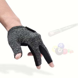 Guantes de Billar Elegantes 2026 con Diseño Abierto de 3 Dedos, Nuevo Diseño para Jugadores Zurdos y Diestros, Guantes para Snooker y Billar - Product Image 2