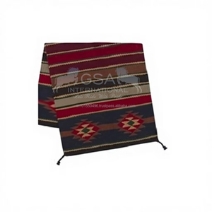 <b>Woolen</b> Horse Saddle <b>Blanket</b> wth Diamond Pattern 32X64 Customizable size and color for horse riding sports and competition - Product Image 6