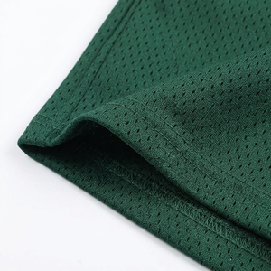Shorts en toile respirants à séchage rapide pour hommes TENGCAI avec logo personnalisé, taille élastique, vêtements de sport décontractés en coton rouge, noir, marine, vert - Product Image 4