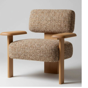 Fauteuil en teck confortable pour la lecture - Product Image 1