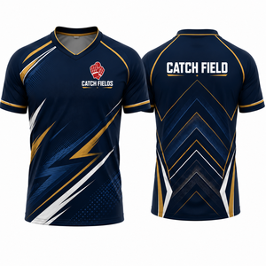 เสื้อฟุตบอลดีไซน์ใหม่ วัสดุโพลีเอสเตอร์ 100% ราคาดีที่สุด ผู้ชาย ป้องกันรอยยับ สินค้ามาใหม่ ผลิตอย่างดีเยี่ยม - Product Image 1
