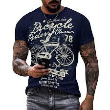Camiseta gráfica para el día a día, camiseta estampada para hombre, cuello redondo, manga corta, 180 g, algodón puro, gran oferta en India - Product Image 2