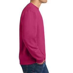 Sweat-shirt à col rond décontracté pour homme en molleton technique, avec logo personnalisé, grandes tailles, vente en gros, fabricant de sweat-shirts pull pour homme - Product Image 6
