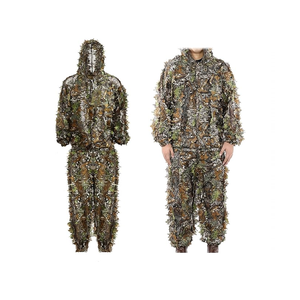 <b>Men's</b> <b>Camo</b> Hunting Suit Full Sleeve Windproof Soft Shell Zipper Design Outdoor Autumn Wear - Product Image 1
