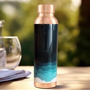 Botella de Agua Metálica con Diseño de Hulk, Tapa de Cobre, Portátil, para Viajes, Estilo de Dibujos Animados - Product Image 3