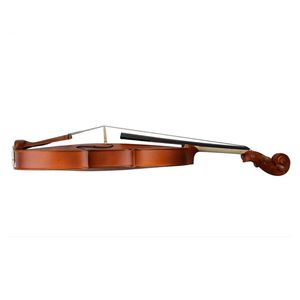 Custodia per violino artigianale per studenti con archetto, resina, corde e supporto per la spalla - Finitura naturale - Product Image 5