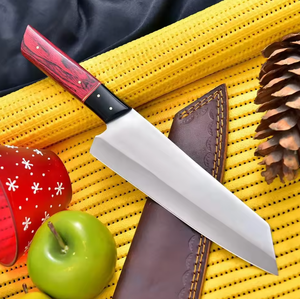 Couteau de chef en acier à haute teneur en carbone de qualité supérieure, fabriqué à la main, manche en bois, couteau de cuisine, fabricant OEM en gros - Product Image 3