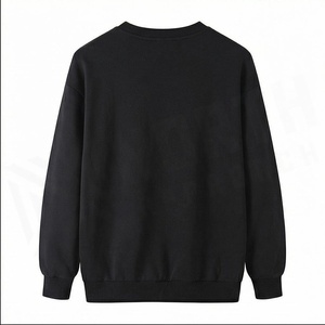 Sweat-shirt à col rond noir North Approach unisexe, coupe classique, en coton tricoté, style minimaliste, pour l'automne - Product Image 2