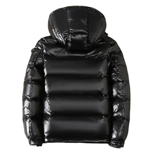 Wholesale Mens Puffer Jacket With Hooded Winter Warm <b>Bubble</b> <b>Coat</b> Side Pocket Zipper Windproof Quick Dry OEM Service Custom Made - Product Image 6