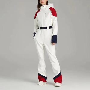 Traje de Esquí Profesional de una Pieza para Mujer, Impermeable, Transpirable, Mono de Snowboard, Cortavientos, Térmico, Ropa Deportiva de Invierno para Exteriores - Product Image 1