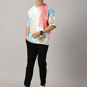 T-shirts pour hommes en coton 100% de haute qualité, coupe ample, nouveau design, étiquette privée, col rond, vente en gros, personnalisable - Product Image 4