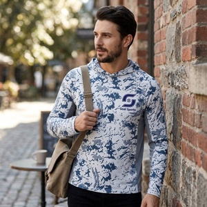 <b>Men's</b> Summer Breathable Anti-Ultraviolet Camouflage Print 100% Polyester Shirt <b>Neck</b> <b>Gaiter</b> UPF 50 Waterproof Sunscreen Fishing - Product Image 5