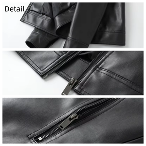 Jackets Hip Hop Stylish <b>Genuine</b> Leather Jacket with Custom Logo - Product Image 3
