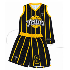 Tenue de basketball imprimée tendance pour adultes, ensemble léger personnalisable avec logo, vêtements d'équipe de qualité supérieure - Product Image 1