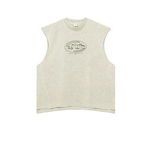 Camiseta sin mangas de algodón 100% personalizada, Camiseta deportiva para gimnasio, culturismo, camiseta sin mangas transpirable para entrenamiento con estampado de hombre - Product Image 2