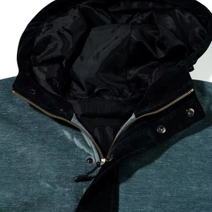 Soft Hooded Anorak <b>Windbreaker</b> Jacket 100% Polyester Classic Custom Logos Windproof Waterproof Breathable Summer Jacket - Product Image 3
