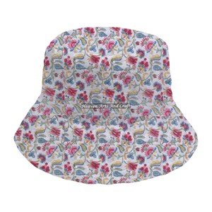 Vente d'usine – Nouveaux chapeaux bob matelassés personnalisés à imprimé intégral, avec logo sur mesure, pour hommes et femmes, haute qualité - Product Image 6