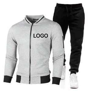เสื้อแจ็คเก็ตสปอร์ตแฟชั่นลำลองสำหรับผู้ชายขายส่งประจำฤดูใบไม้ร่วงและฤดูหนาว พร้อมซิปและเสื้อสเวตเชิ้ต - Product Image 1